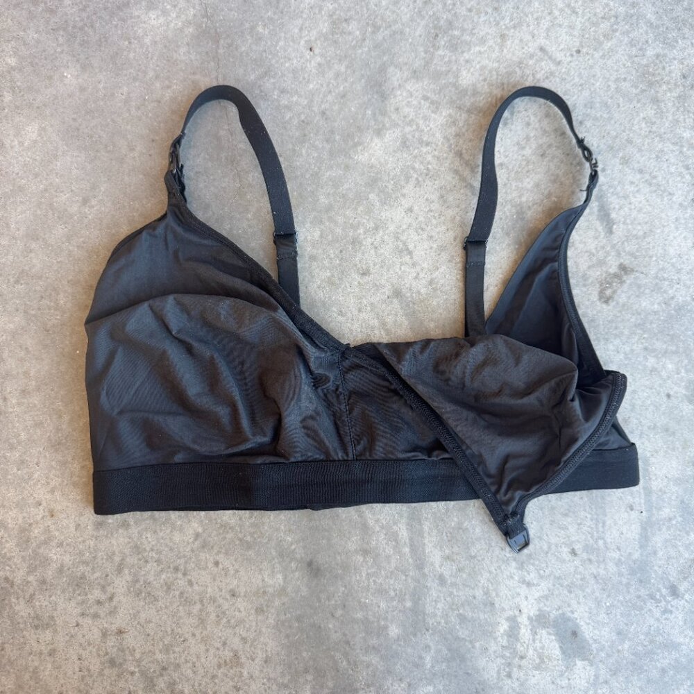 Negative Silky Nursing Bra (Black)
